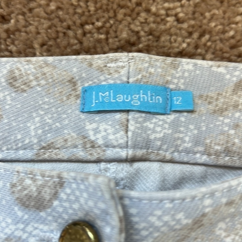 J. McLaughlin summer Lexi snake print jeans - Picture 4 of 5